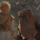 A screenshot from the trailer of Ewoks: Battle for Endor